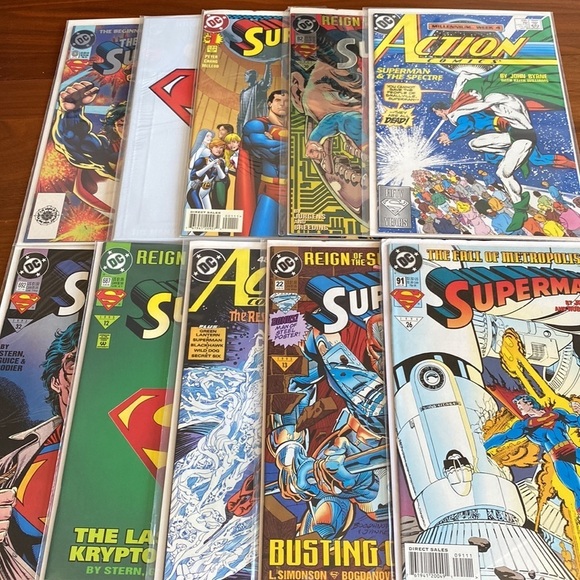 Lot of 10 1980s Superman Comic Books - Picture 2 of 7